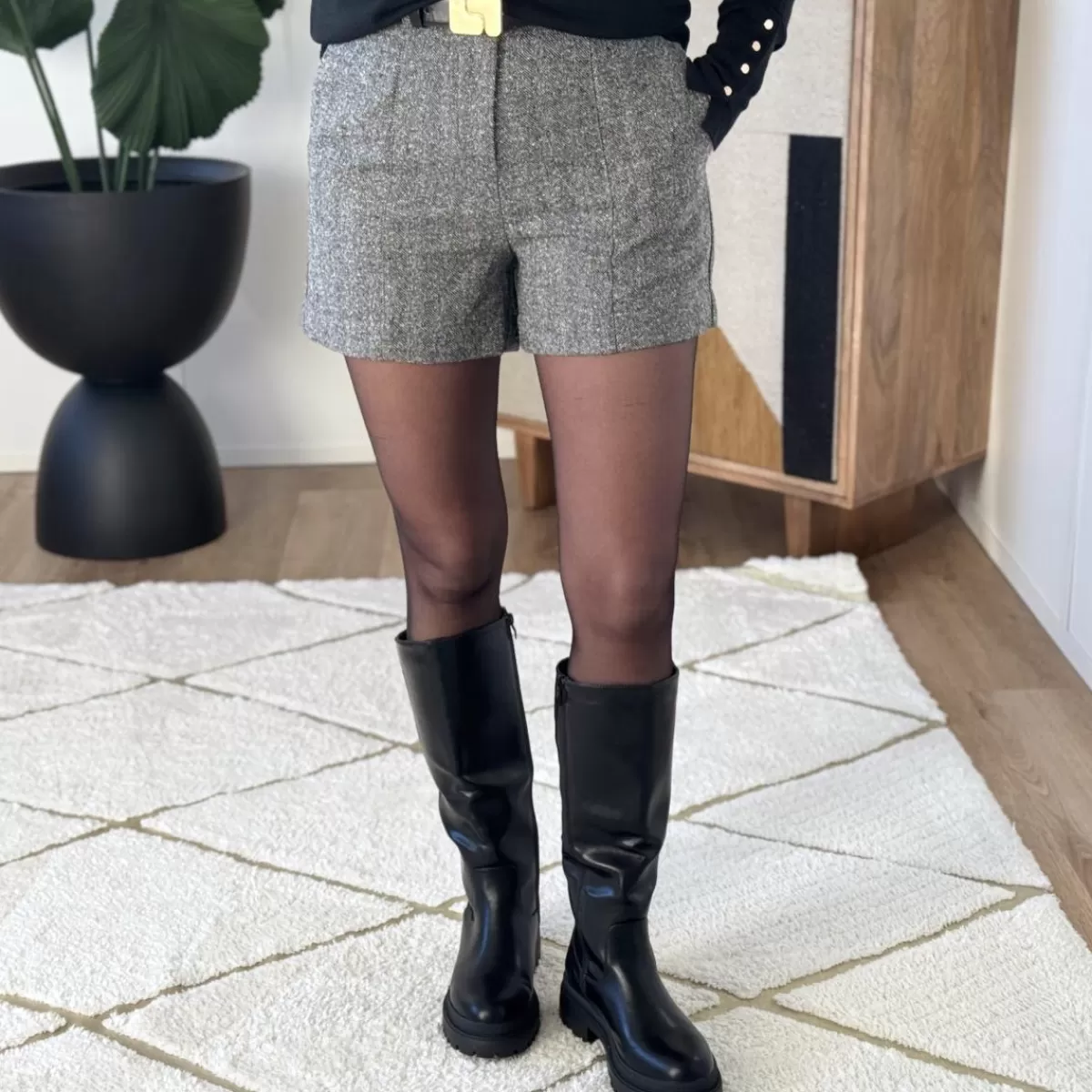 Short Joe gris<Le Dressing de Sarah D Cheap