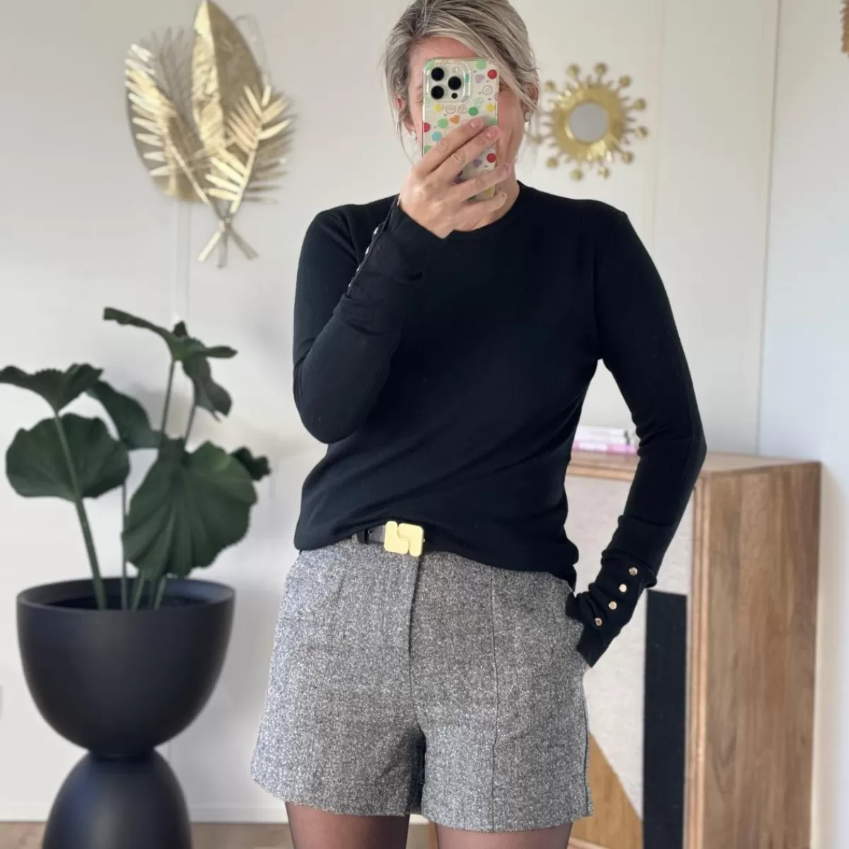 Short Joe gris<Le Dressing de Sarah D Cheap