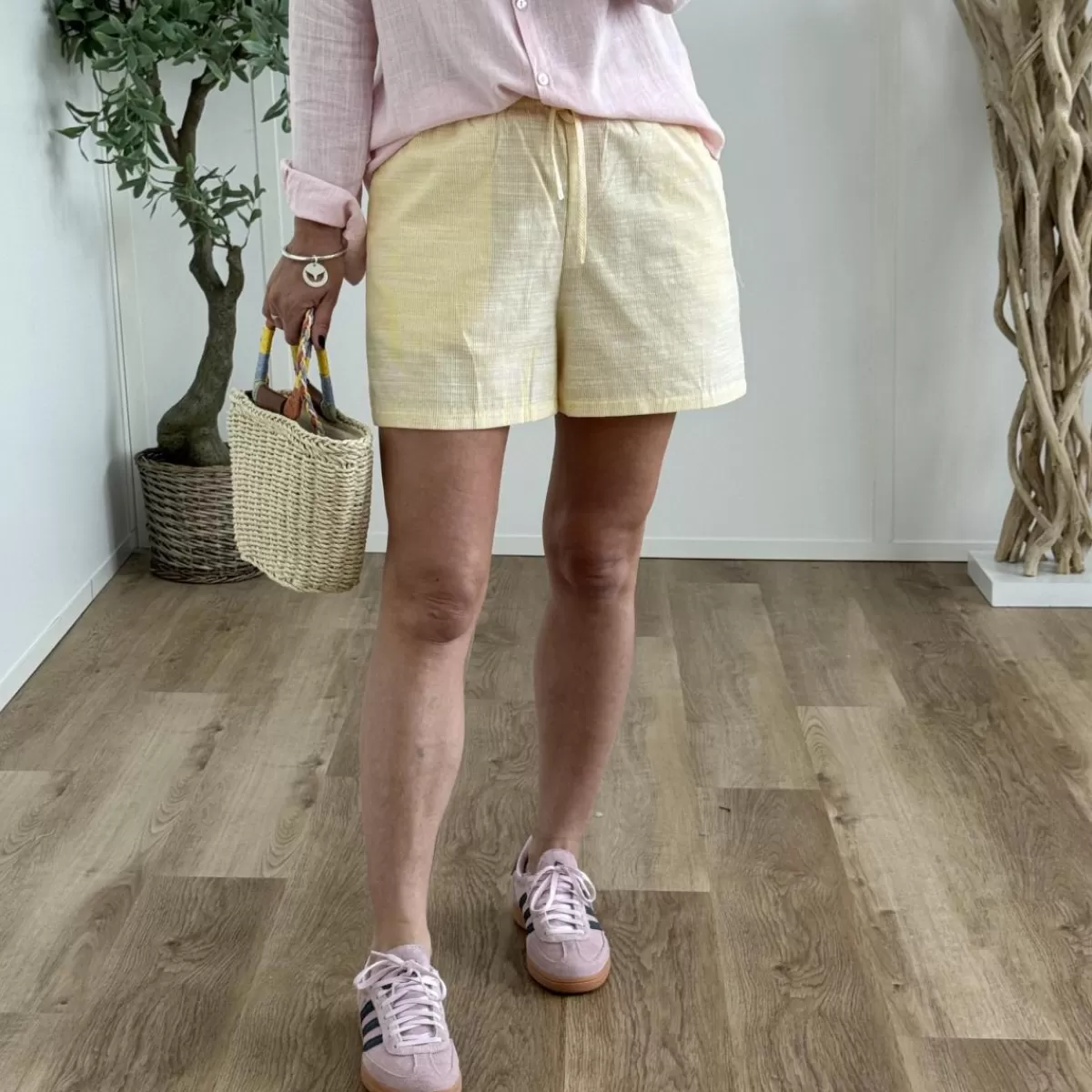 Short Mely jaune<Le Dressing de Sarah D Store