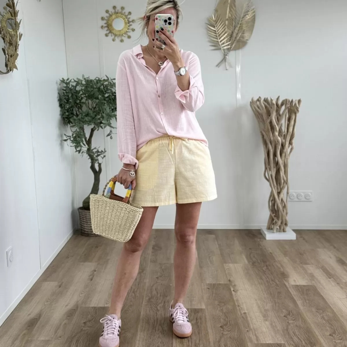 Short Mely jaune<Le Dressing de Sarah D Store