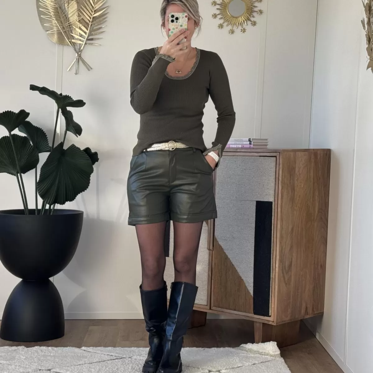 Short Noah kaki<Le Dressing de Sarah D Cheap