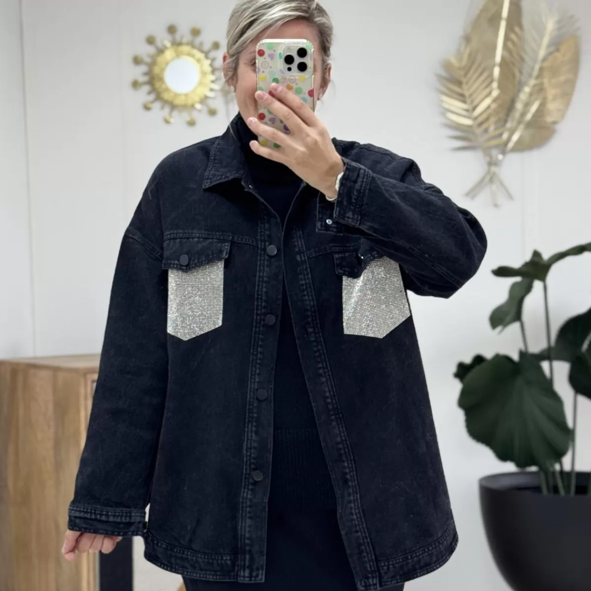 Sur chemise strass<Le Dressing de Sarah D Cheap