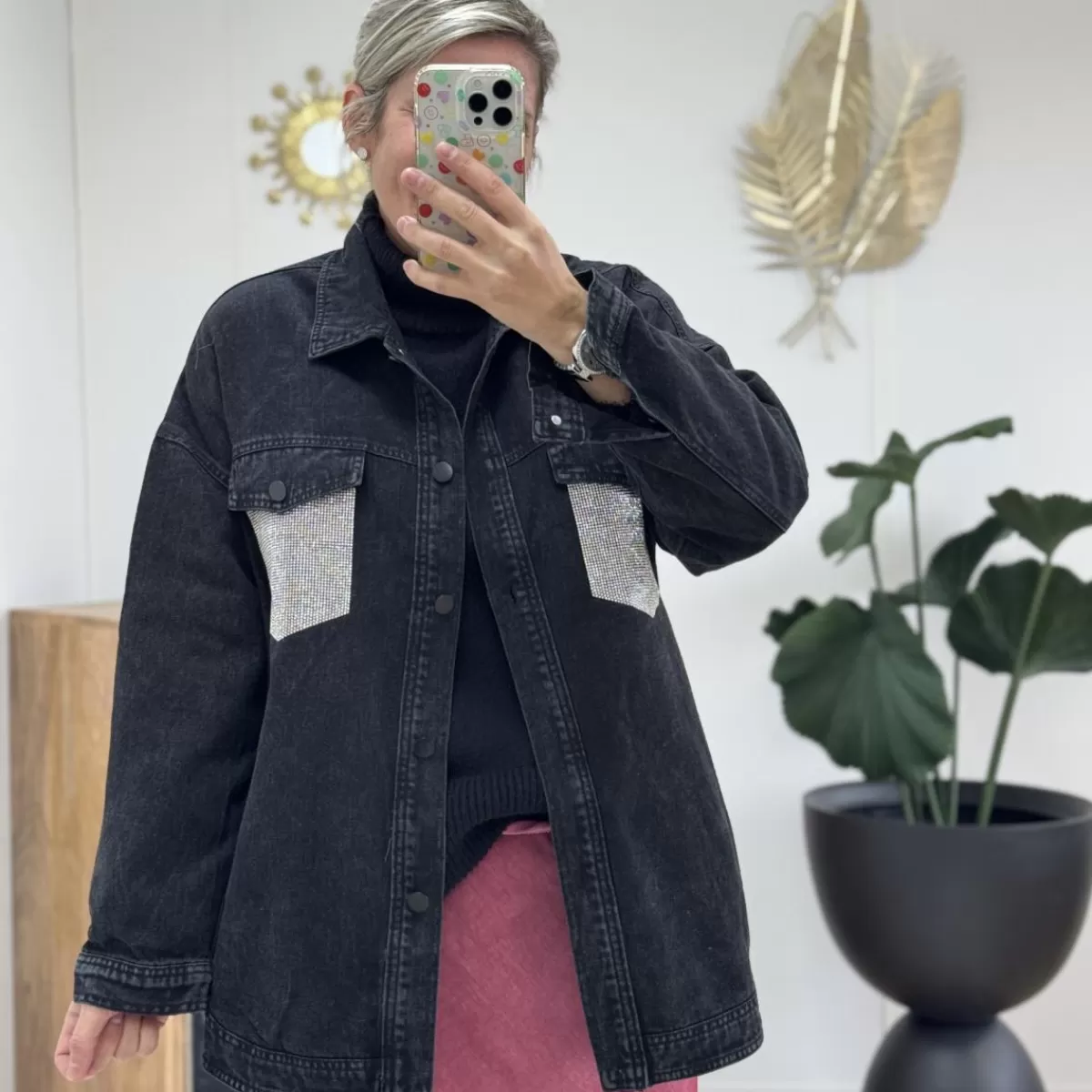 Sur chemise strass<Le Dressing de Sarah D Cheap