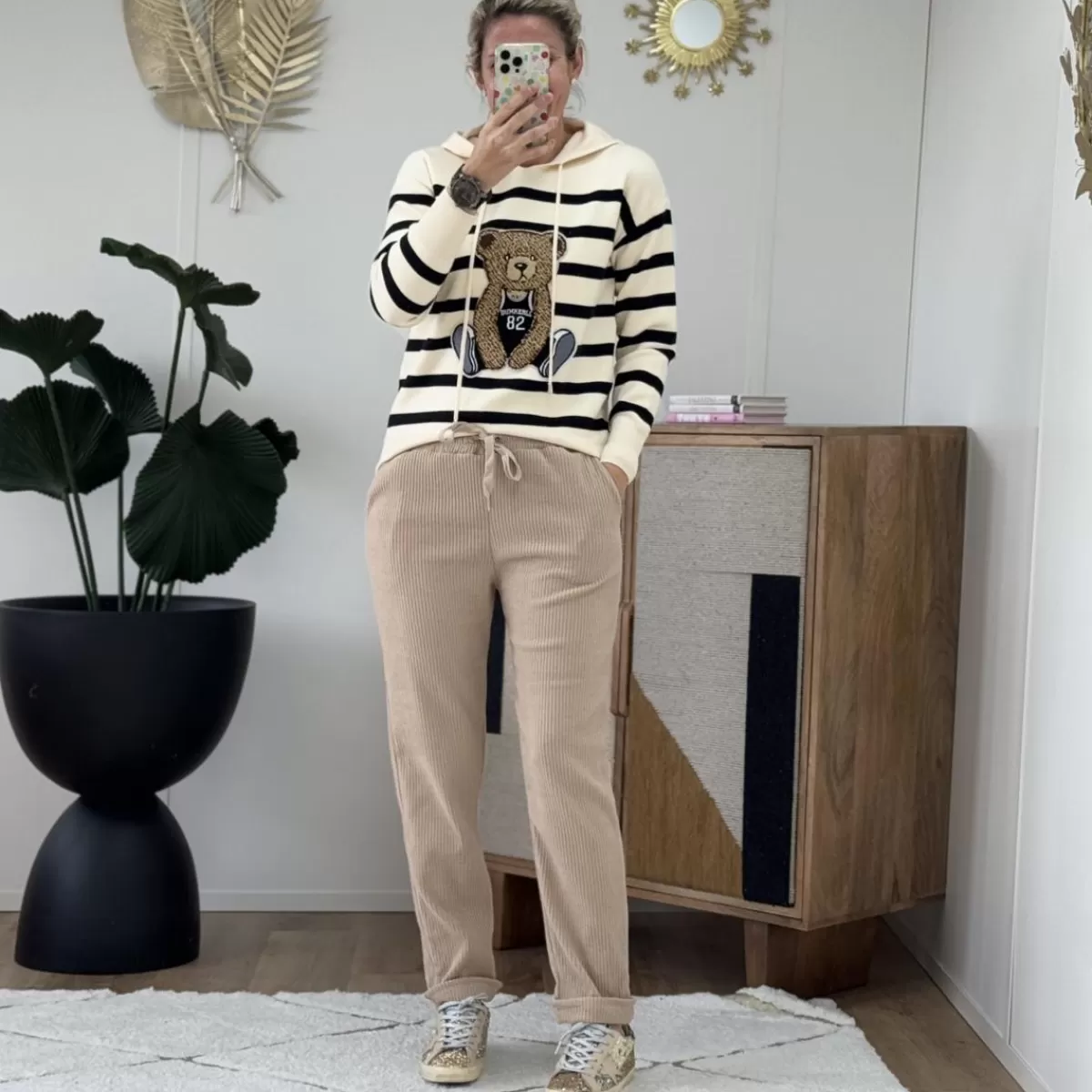 Sweat Ally ecru (du 34 au 38)<Le Dressing de Sarah D Shop