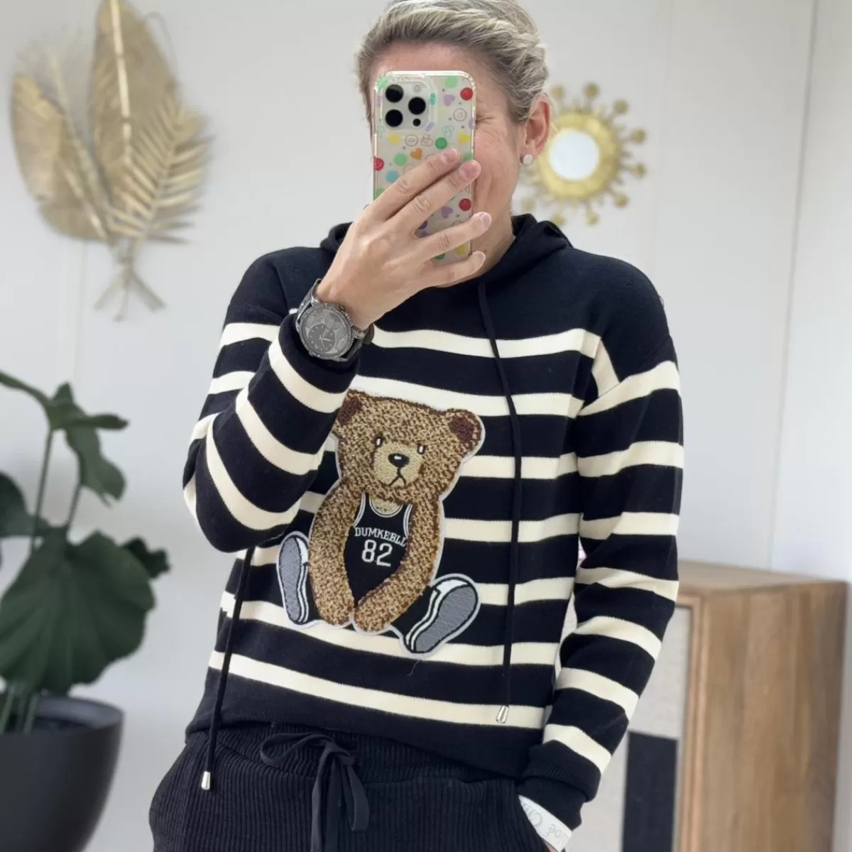 Sweat Ally noir (du 34 au 38)<Le Dressing de Sarah D Store
