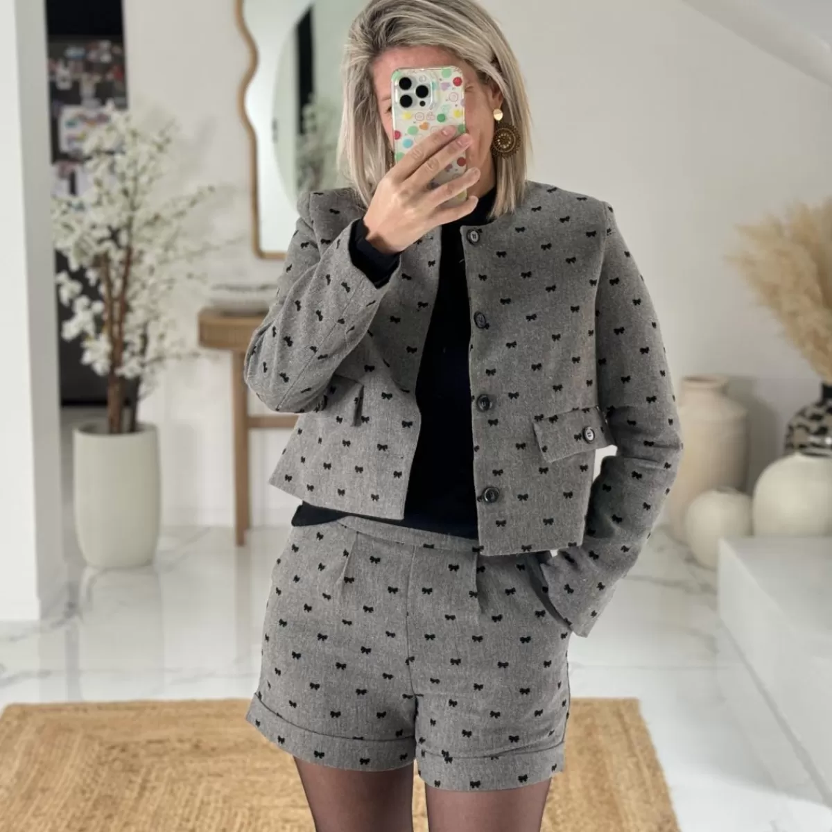 Veste Daisy gris clair<Le Dressing de Sarah D Cheap