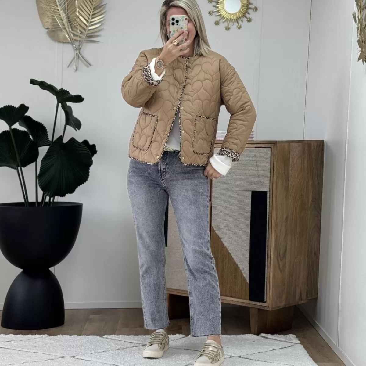 Veste matelassée heart<Le Dressing de Sarah D Best